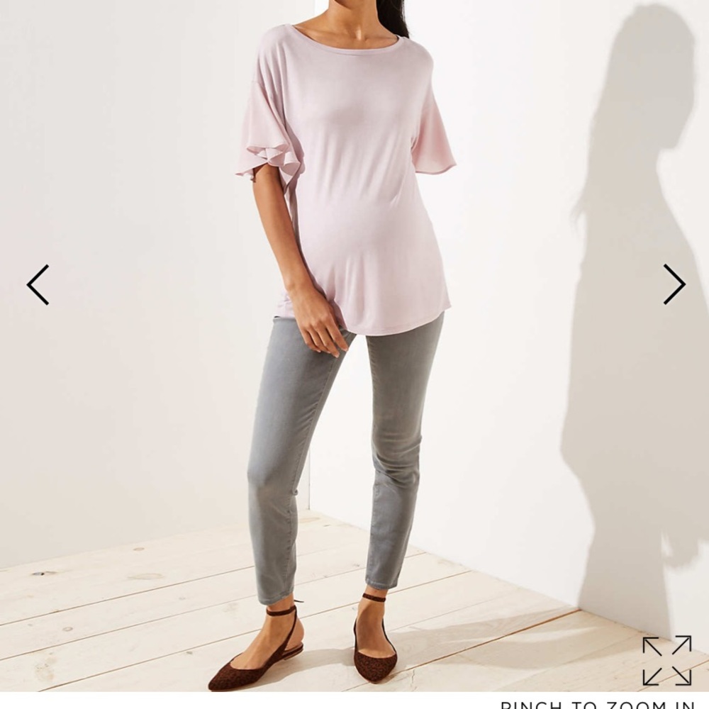 LOFT Petite Maternity Jeans/Leggings
